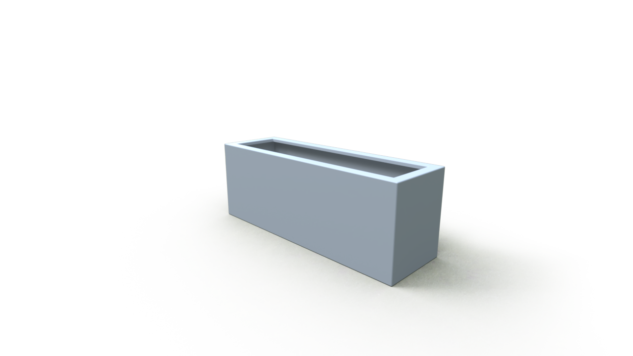 3 Ft Aluminum Garden Planter