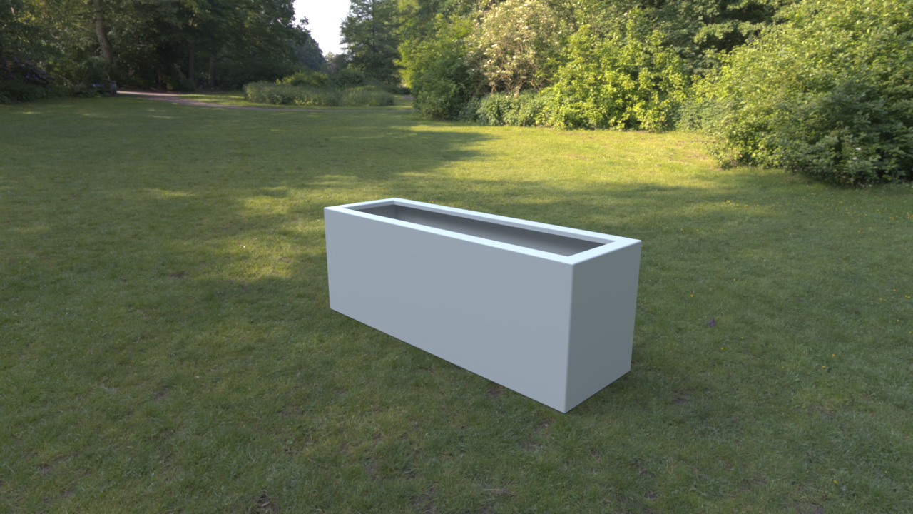 3 Ft Aluminum Garden Planter