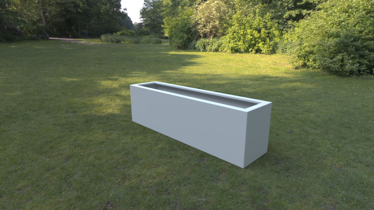 4 Ft Standard Aluminum Planter